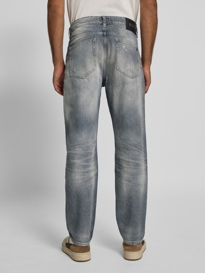 BOSS Orange Tapered fit jeans van puur katoen, model 'TROY BO CAST' Lichtgrijs - 5