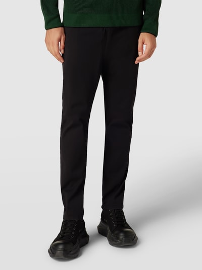 MCNEAL Super slim fit chino met gsm-vakje Zwart - 4