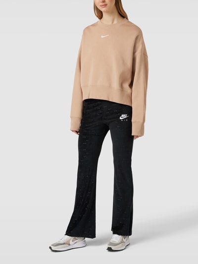 Nike Sweatshirt met logostitching Hazelnoot - 1