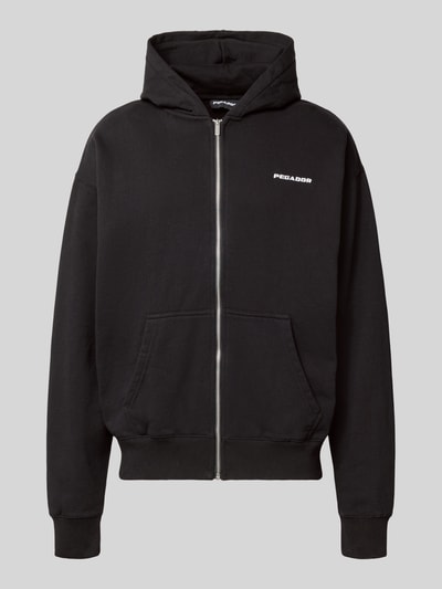 Pegador Oversized sweatjack met logo Zwart - 2
