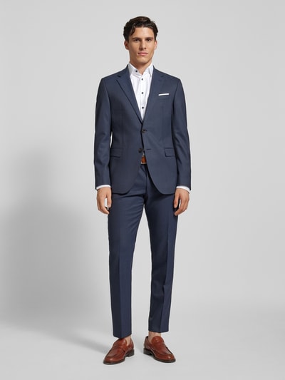 Jake*s Slim Fit Businesshemd in Premiumqualität mit extra langem Arm Weiss 1