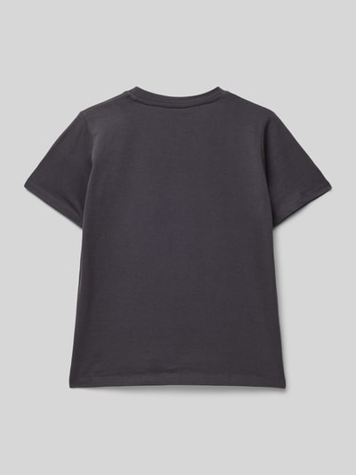 Tom Tailor Regular fit T-shirt van puur katoen Grafiet - 3