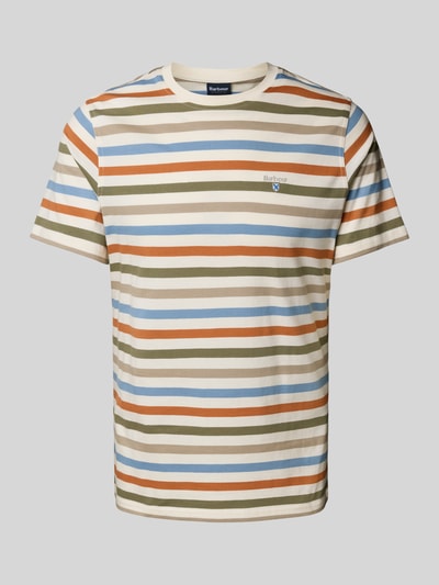 Barbour Regular fit T-shirt van puur katoen Offwhite - 2