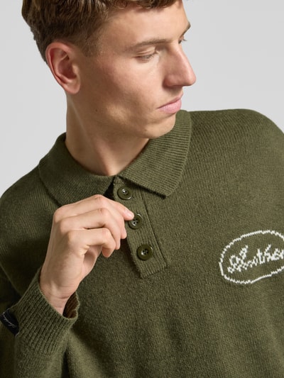 ANOTHER COTTON LAB Strickpullover mit Kentkragen Hellgruen 3