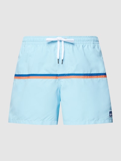 Quiksilver Spodenki kąpielowe z paskami w kontrastowym kolorze model ‘BETWEEN WAVES VOLLEY’ Jasnoniebieski 2