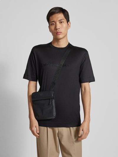 Emporio Armani Umhängetasche mit Label-Applikation Black 1