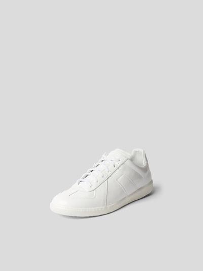 Maison Margiela Sneaker in schimmernder Optik Weiss 2