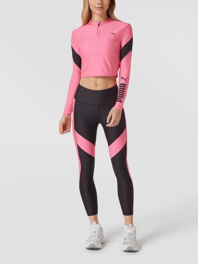 PUMA PERFORMANCE Cropped Longsleeve mit Label-Details Modell 'Eversculpt' Pink 1