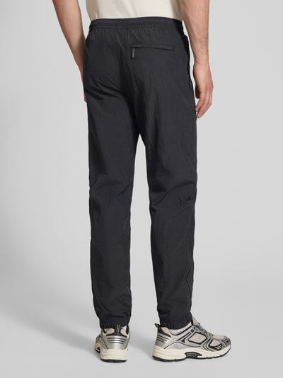 Sergio Tacchini Straight Fit Stoffhose mit Logo-Stitching Modell 'Nayla' Black 5