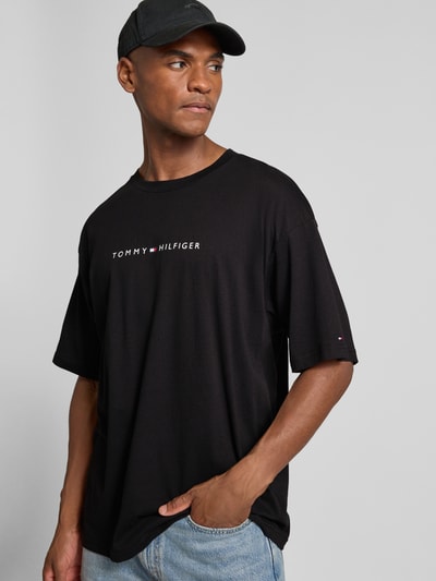 Tommy Hilfiger Relaxed Fit T-Shirt aus reiner Baumwolle Black 3
