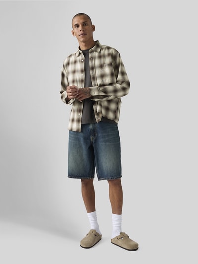 Levi's® Wide Leg Bermuda mit 5-Pocket-Design Dunkelblau 1