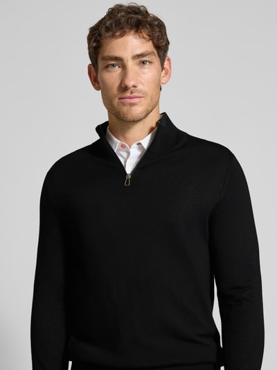 PAUL SMITH Strickpullover mit gerippten Abschlüssen Black 3