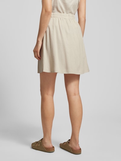 Vero Moda Spódnica mini z elastycznym pasem model ‘MYMILO’ Szarobrązowy 5