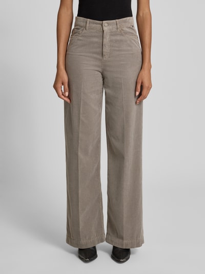 Marc Cain Wide Fit Cordhose mit Lyocell-Anteil Hellgrau 4