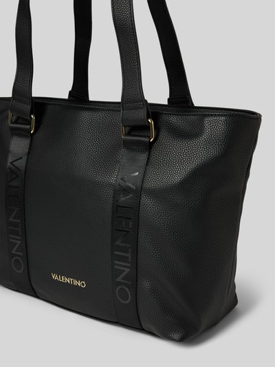 VALENTINO BAGS Torba shopper z aplikacją z logo model ‘TWIG’ Czarny 2