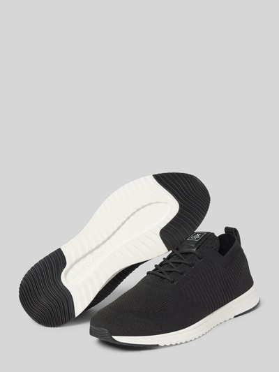 Marc O'Polo Lage sneakers met elastische bandjes Zwart - 4