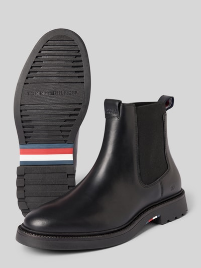Tommy Hilfiger Chelsea Boots aus echtem Leder Black 4