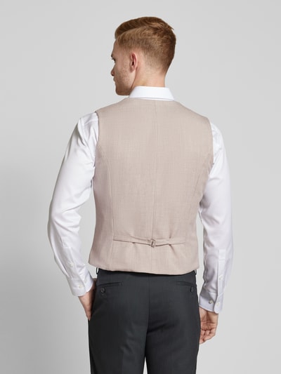 MCNEAL Gilet met all-over motief Beige - 5