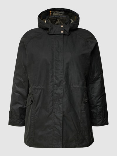 Barbour Waxparka mit Pattentaschen Modell 'CANNICH' Oliv 2