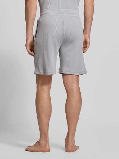 BOSS Regular Fit Sweatshorts aus Baumwoll-Mix Hellgrau 5
