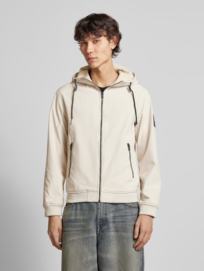 Jack & Jones Softshell-Jacke mit Reißverschlusstaschen Modell 'BASIC' Offwhite 4