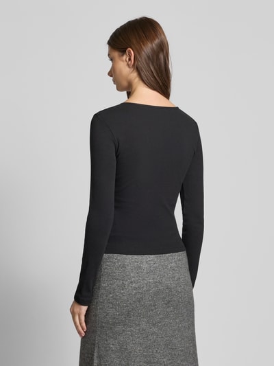 Gina Tricot Longsleeve mit Schleifen-Details Black 5