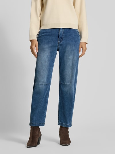 Buena Vista Barrel Fit Jeans im Used-Look Hellblau 4