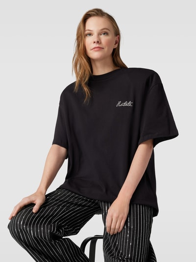 ROTATE Oversized T-Shirt aus reiner Baumwolle Black 3