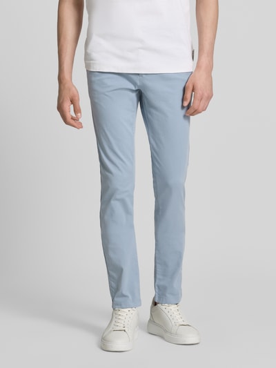 BOSS Orange Slim Fit Chino aus Baumwoll-Mix Hellblau 4