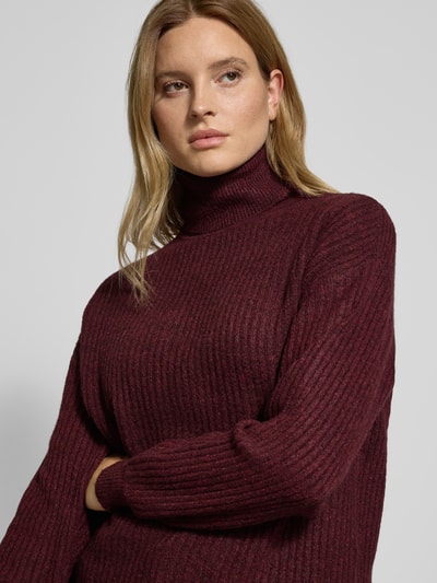 B.Young Gebreide pullover, model 'Onema' Donkerrood - 3