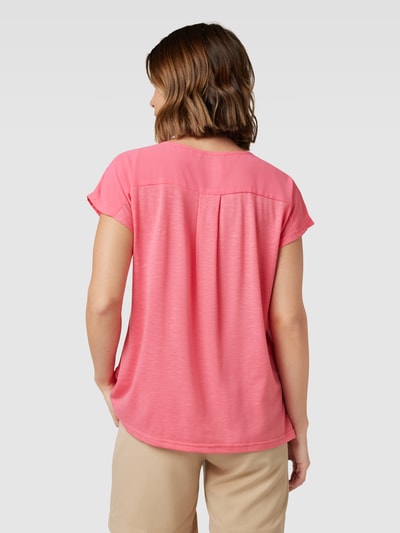 Fransa Blouseshirt met borstzak, model 'ZAWOV' Roze - 5