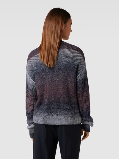 Esprit Collection Strickpullover in Melange-Optik Aubergine 5