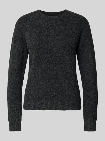 Vero Moda Regular fit gebreide pullover met raglanmouwen, model 'DOFFY' Zwart - 2