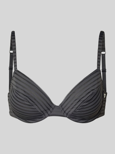Marc O'Polo BH mit Streifenmuster Black 1