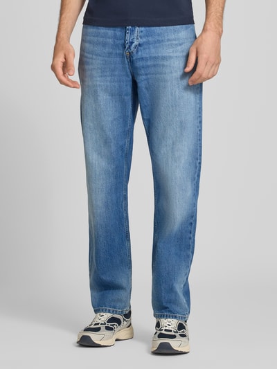 Carhartt Work In Progress Straight Fit Jeans aus reiner Baumwolle Modell "MARLOW" Jeansblau 4