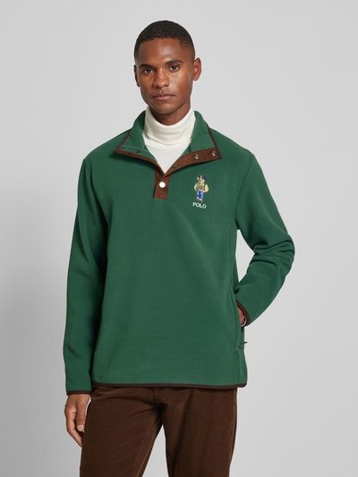 Polo Ralph Lauren Sweatshirt met opstaande kraag Flessengroen - 4