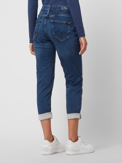 Pepe Jeans Jeansy o kroju relaxed fit z dodatkiem streczu model ‘Carey’ Jeansowy niebieski 5