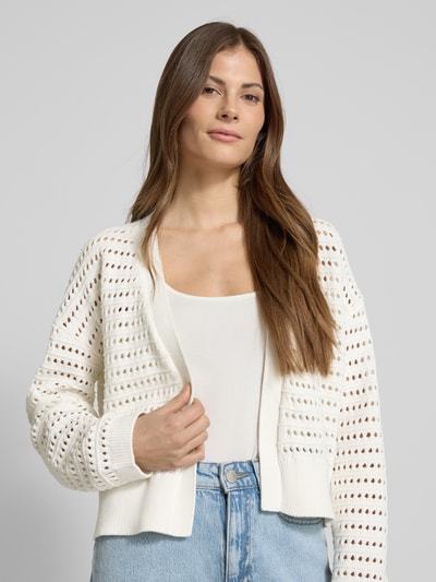 Tom Tailor Denim Relaxed Fit Cardigan aus reiner Baumwolle Offwhite 3