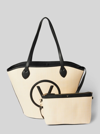 VALENTINO BAGS Shopper met labelapplicatie, model 'COVENT' Zwart - 1