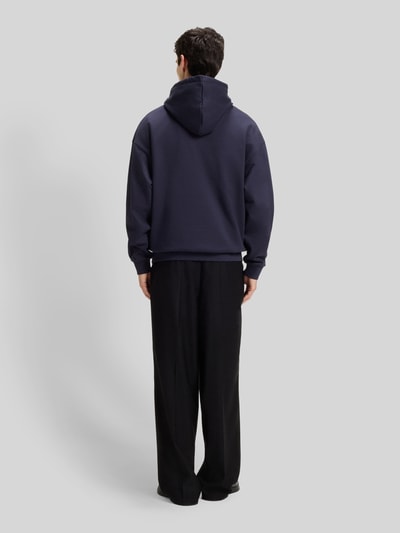 HUGO Oversized hoodie van puur katoen, model 'DITCHLE' Koningsblauw - 5
