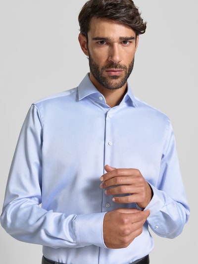 Christian Berg Men Regular fit zakelijk overhemd met extra lange mouwen Bleu - 3