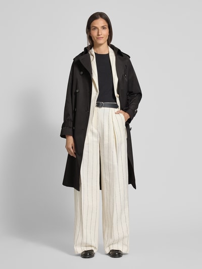 Christian Berg Woman Selection Trenchcoat met riem Zwart - 1