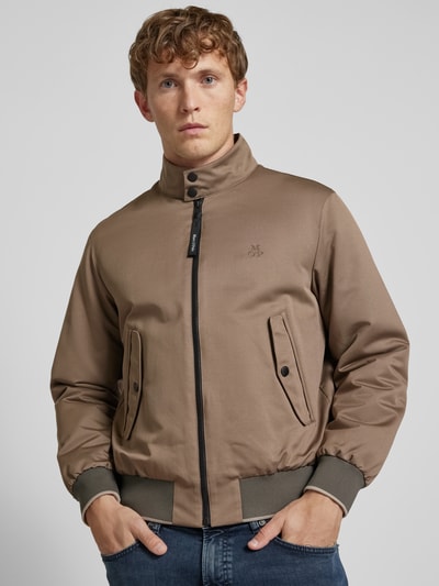 Marc O'Polo Harrington Jacket mit Stehkragen Beige 3