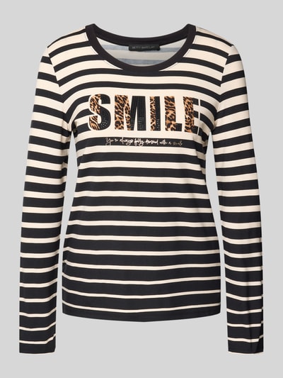 Betty Barclay Longsleeve aus Viskose-Elasthan-Mix mit Rundhalsausschnitt Black 2