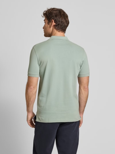 Christian Berg Men Poloshirt mit Label-Stitching Oliv 5