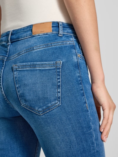 Only Mid waist bootcut jeans van katoenmix, model 'BLUSH' Jeansblauw - 3