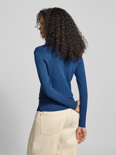 Soyaconcept Slim Fit Longsleeve aus Viskose-Mix Modell 'Dollie' Royal 5