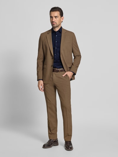 OLYMP No. Six Super slim fit zakelijk overhemd met kentkraag Marineblauw - 1