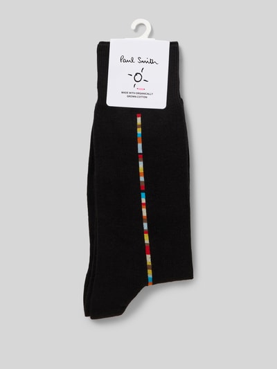 PAUL SMITH Socken mit Strukturmuster Modell 'VITTORE' Black 3