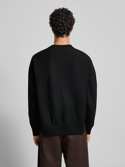 Calvin Klein Jeans Oversized Fit Sweatshirt mit Logo-Stitching Modell 'Premium' Black 5